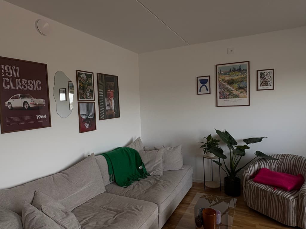 Tavlorna lyfte hela vardagsrummet 😍