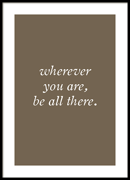 Wherever You Are Poster