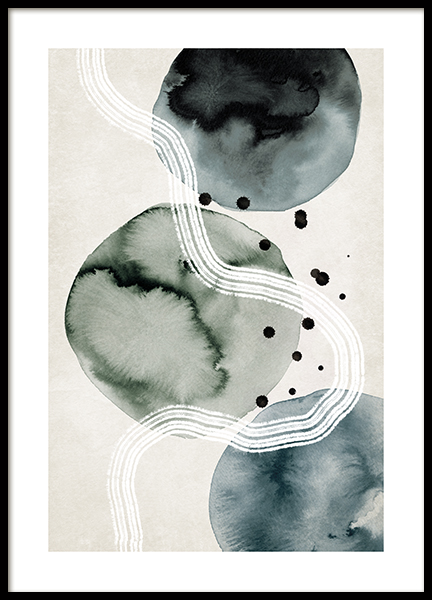 Ink Formations No2 Poster