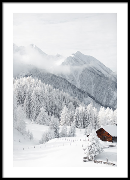 Snowy Landscape Poster