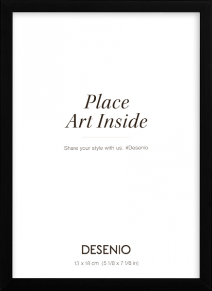 Metallram svart, 13x18