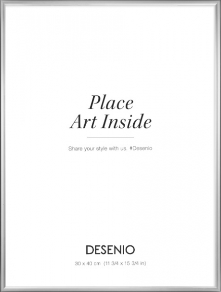 Metallram silver, 30x40