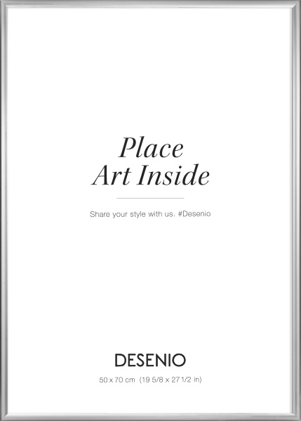 Metallram silver, 50x70