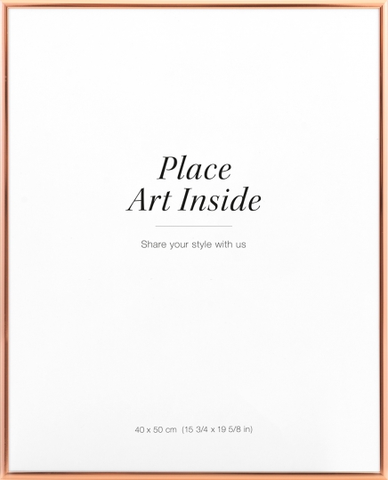 Metallram koppar, 40x50