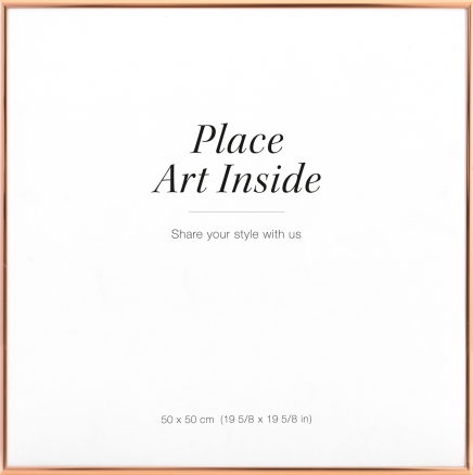 Metallram koppar, 50x50