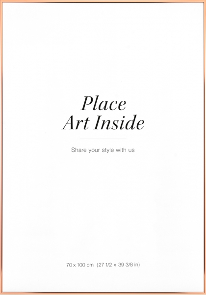 Metallram koppar, 70x100