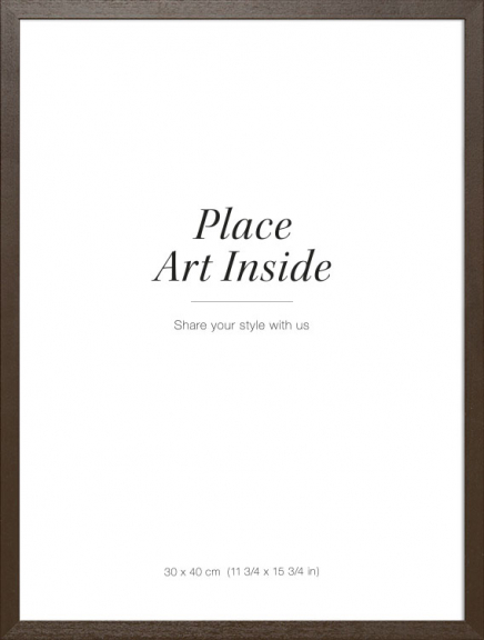 Mörk träram, 30x40