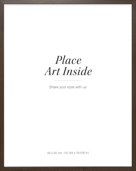 Mörk träram, 40x50