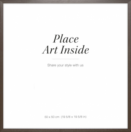 Mörk träram, 50x50