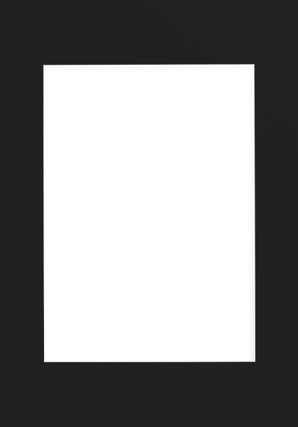 Passepartout svart, 70x100