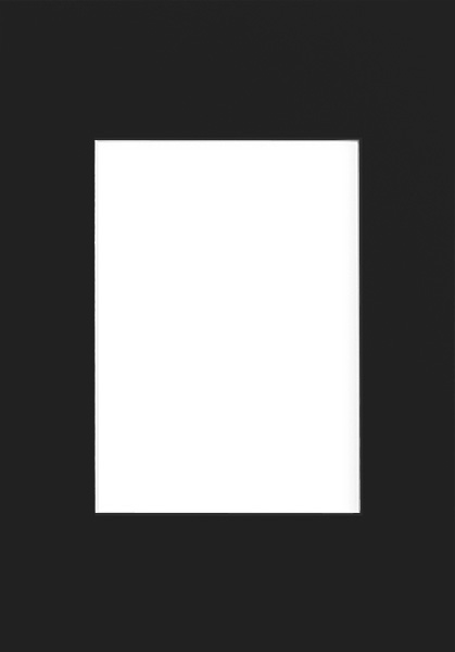 Passepartout svart, 21x30