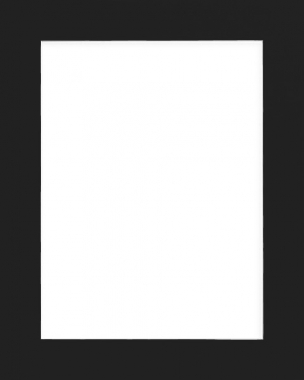 Passepartout svart, 40x50