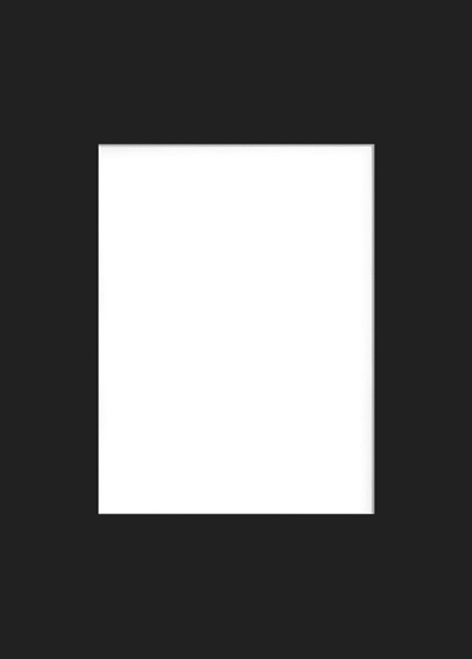 Passepartout svart 50x70