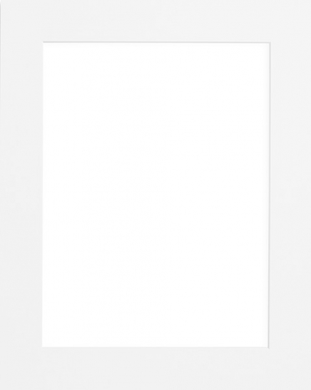 Passepartout vit, 40x50