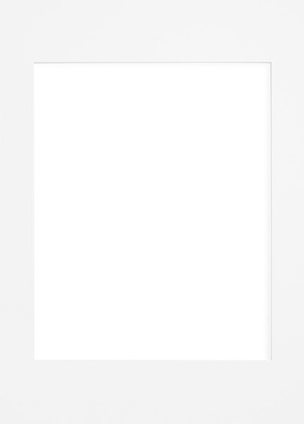 Passepartout vit, 50x70