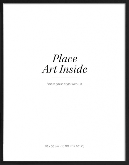 Svart träram, 40x50