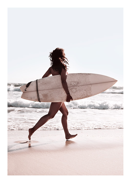Surf The Waves Poster / Fotokonst hos Desenio AB (10172)