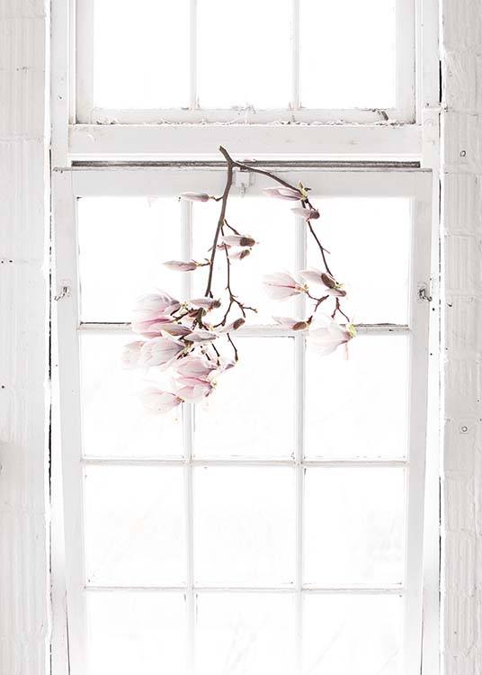 Flowers In The Window Poster / Fotokonst hos Desenio AB (10182)