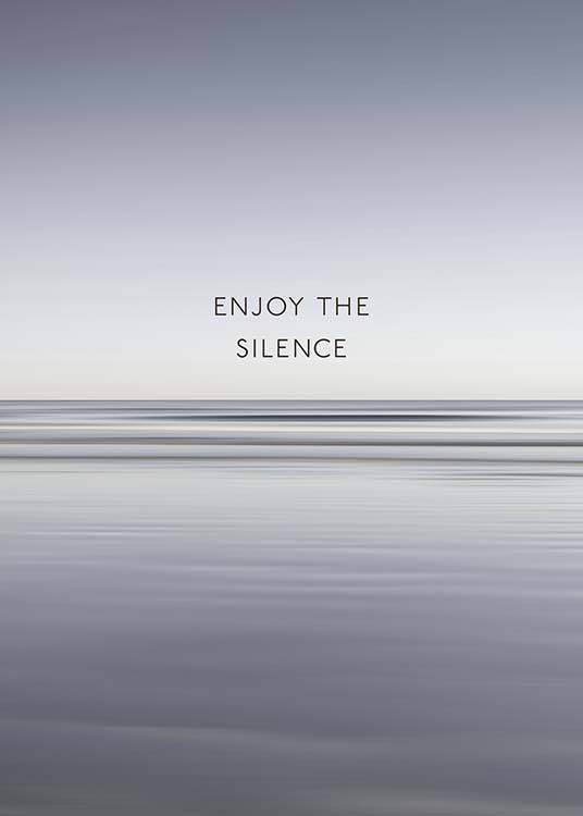 Enjoy The Silence Poster / Naturmotiv hos Desenio AB (10300)