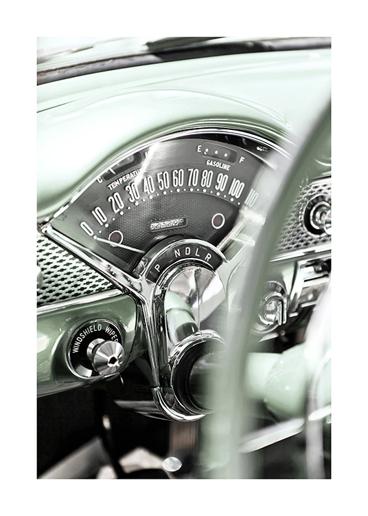 American Vintage Car Poster / Fotokonst hos Desenio AB (10641)