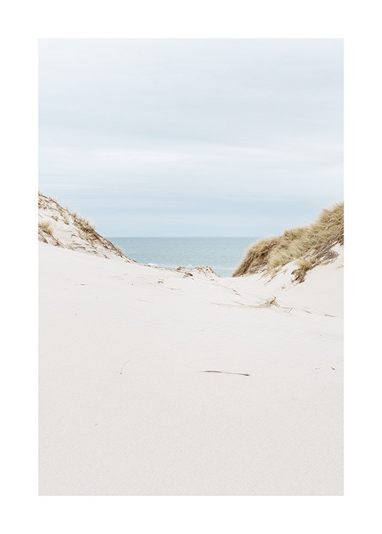 Sand Dunes by Sea Poster / Naturmotiv hos Desenio AB (10753)