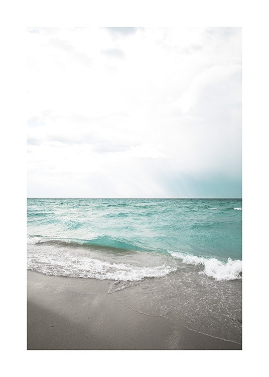 Turquoise Beach Poster / Tropisk hos Desenio AB (10820)