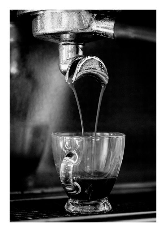 Espresso Poster / Svartvita hos Desenio AB (10824)