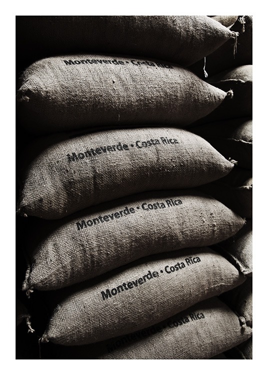 Coffee Bean Bags Poster / Kökstavlor hos Desenio AB (10826)