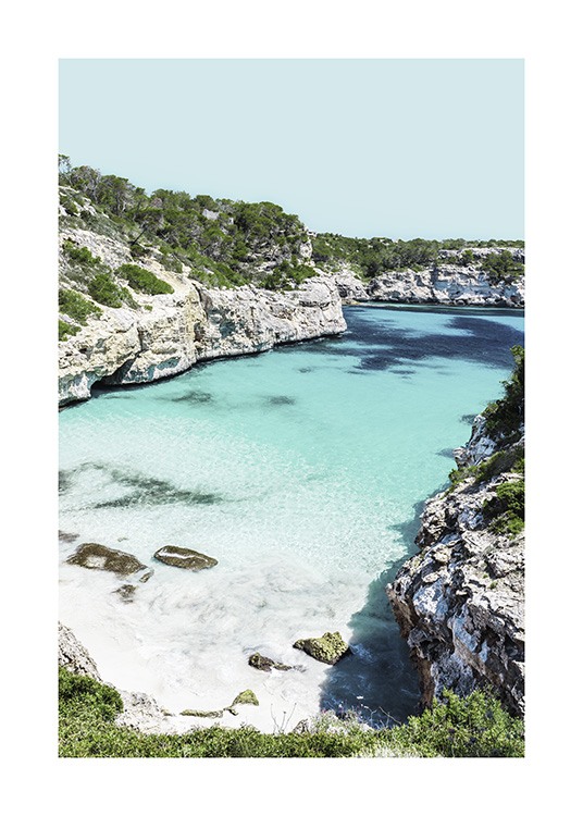 Mallorca Bay Poster / Tropisk hos Desenio AB (10895)