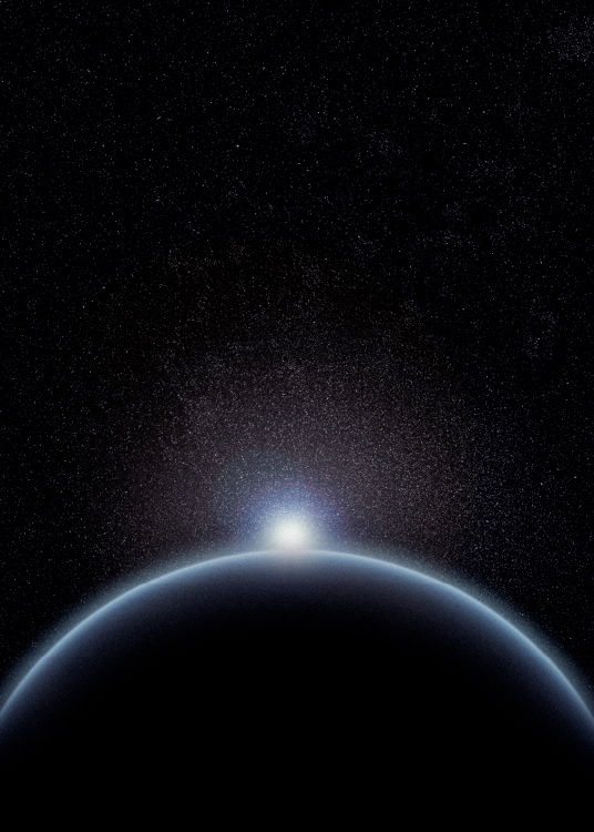 Sunrise in Space Poster / Naturmotiv hos Desenio AB (11171)