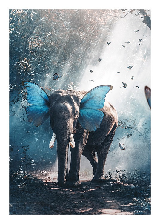 Butterphant Poster