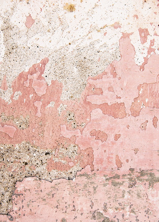 Old Pink Wall Poster / Fotokonst hos Desenio AB (11243)