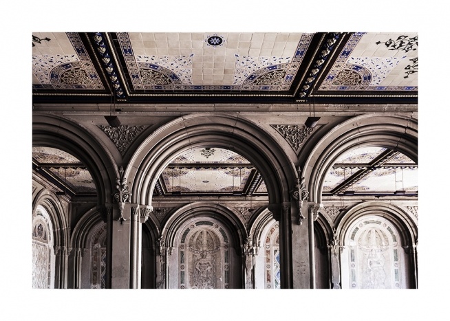 Bethesda Terrace Arcade Poster