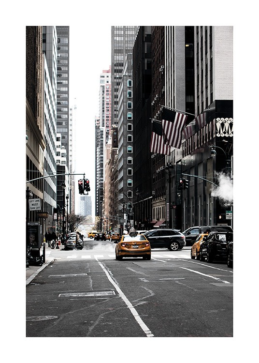New York Street Poster / Fotokonst hos Desenio AB (11326)