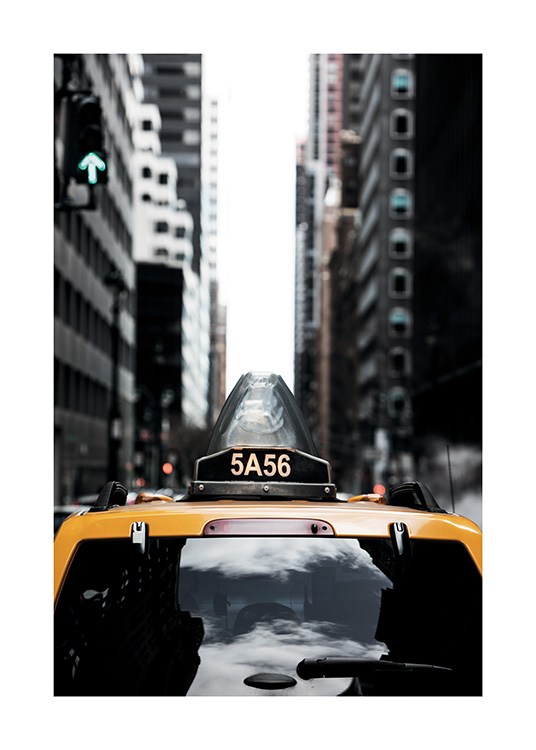 NYC Taxi Poster / Fotokonst hos Desenio AB (11327)