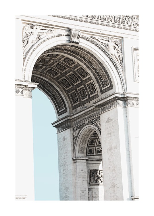 Arc de Triomphe Detail Poster / Fotokonst hos Desenio AB (11335)