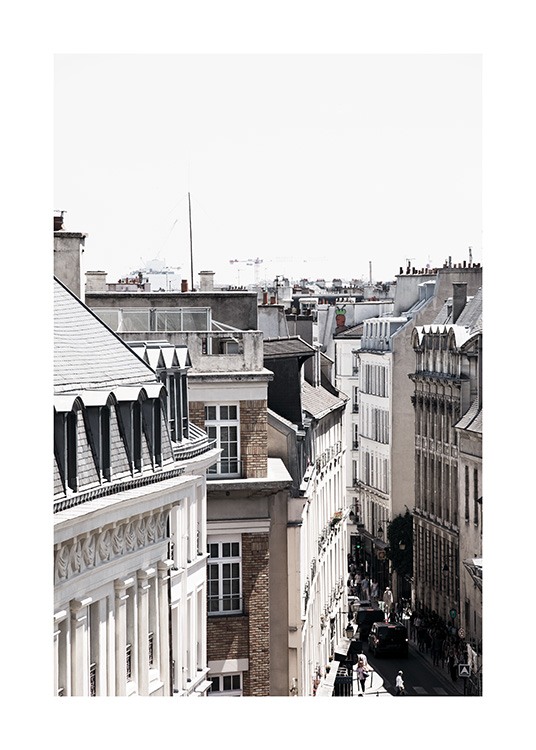 Paris Street Poster / Fotokonst hos Desenio AB (11341)