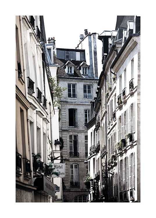Paris Alley Poster / Fotokonst hos Desenio AB (11350)