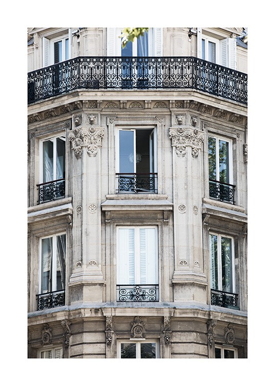 Paris Facade Poster