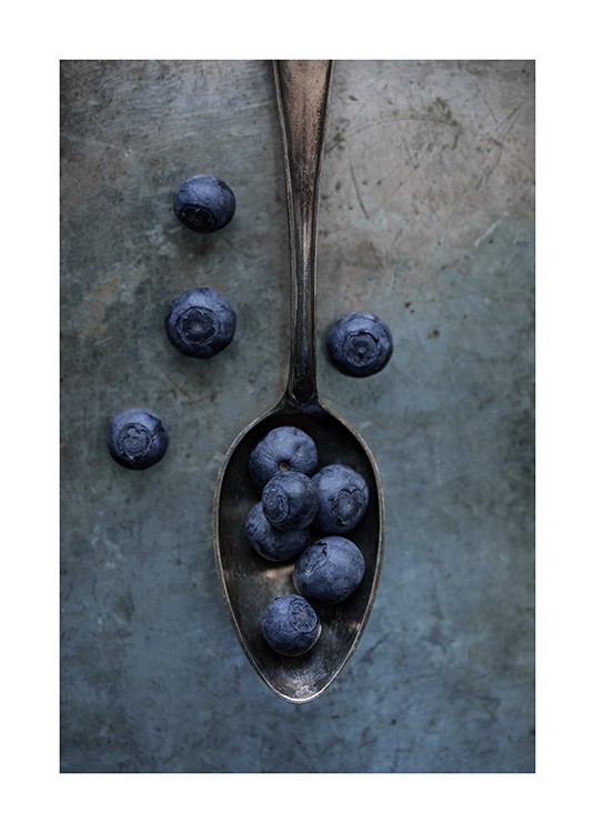 Sweet Blueberries Poster / Kökstavlor hos Desenio AB (11833)