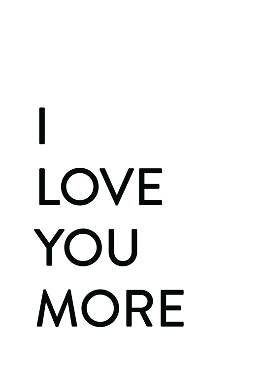 Each Day I Love You No2 Poster / Texttavlor hos Desenio AB (12009)