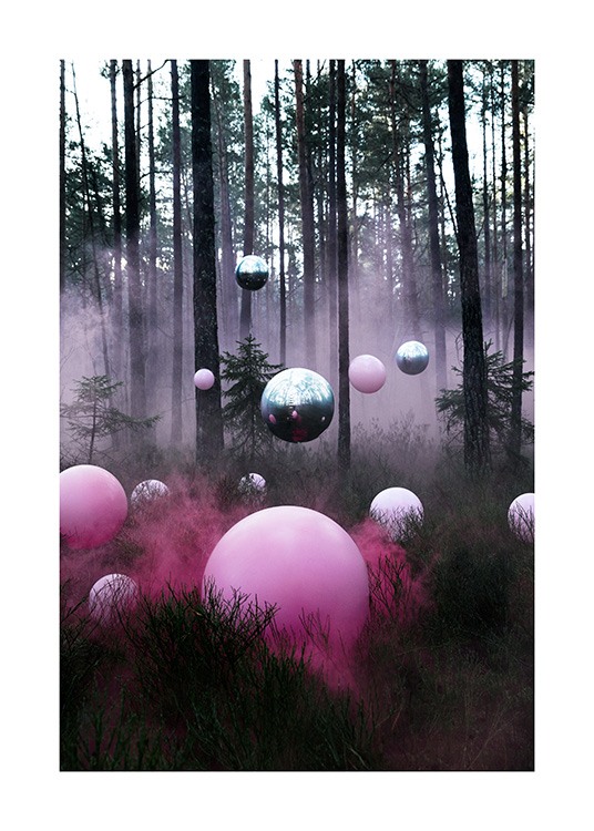 The Mysterious Forest Poster / 50x70 cm hos Desenio AB (12174)