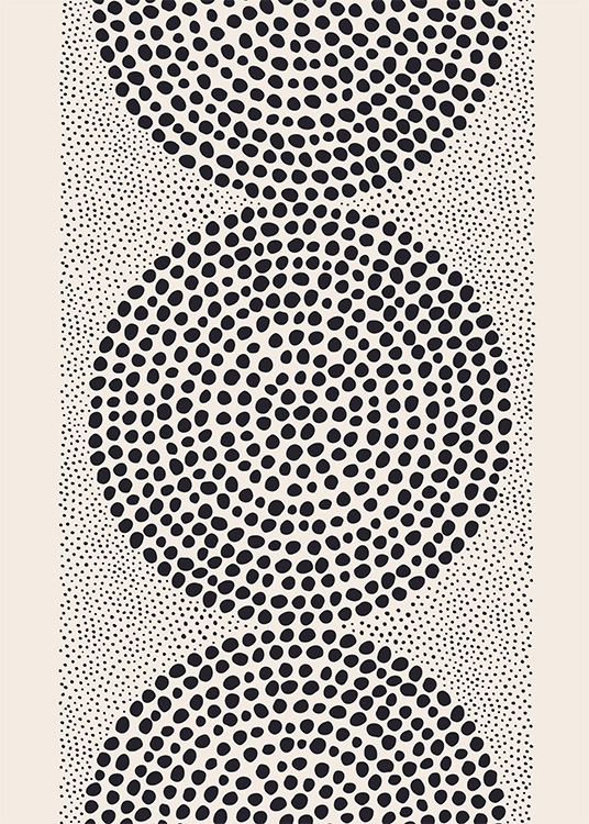 Dotted Pattern Poster / Konststilar hos Desenio AB (12571)