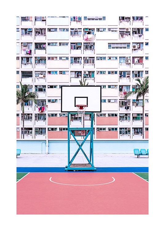 Basketball Hoop Poster / Fotokonst hos Desenio AB (12604)