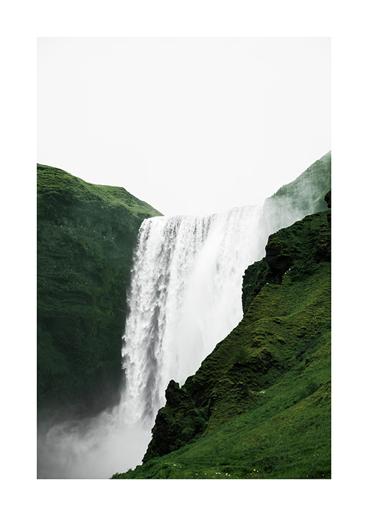 Skogafoss View Poster