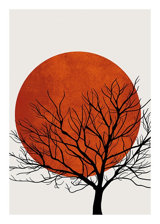 Winter Sunset Poster / Naturmotiv hos Desenio AB (13752)