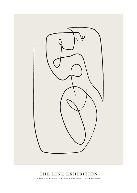 The Line Exhibition No1 Poster