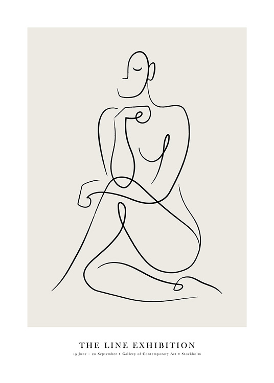 The Line Exhibition No2 Poster