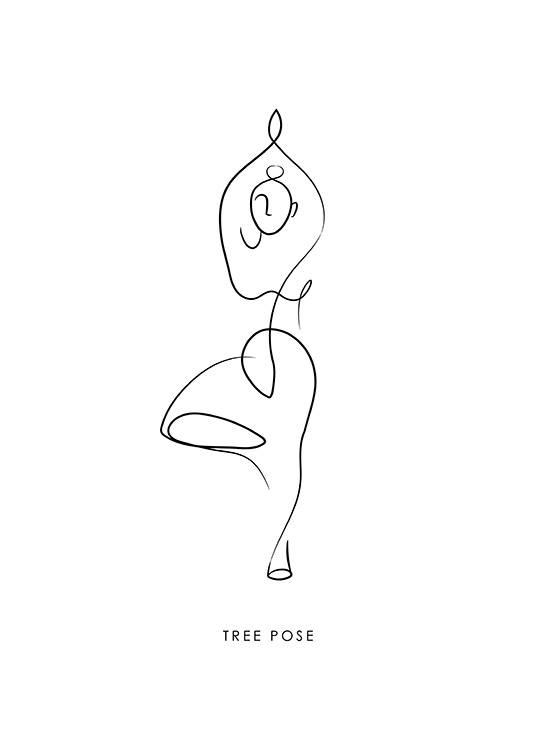 Yoga Pose No2 Poster