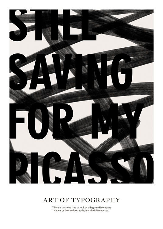 Art of Typography No2 Poster